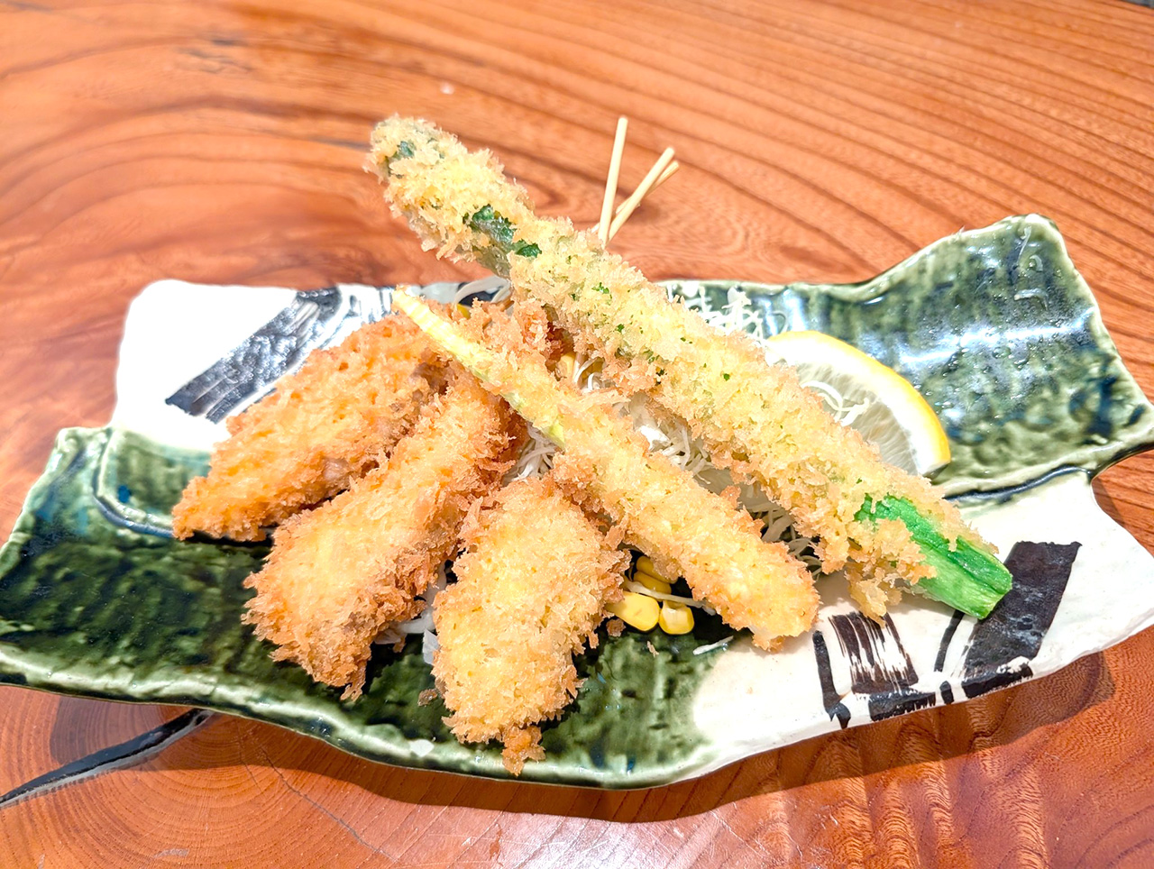 季節の串揚げ盛り合わせ　５本セット