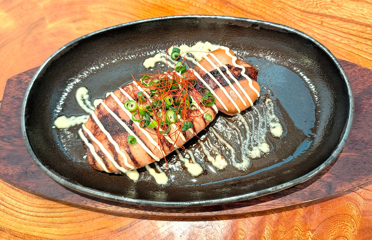 イカのマヨソース鉄板焼き